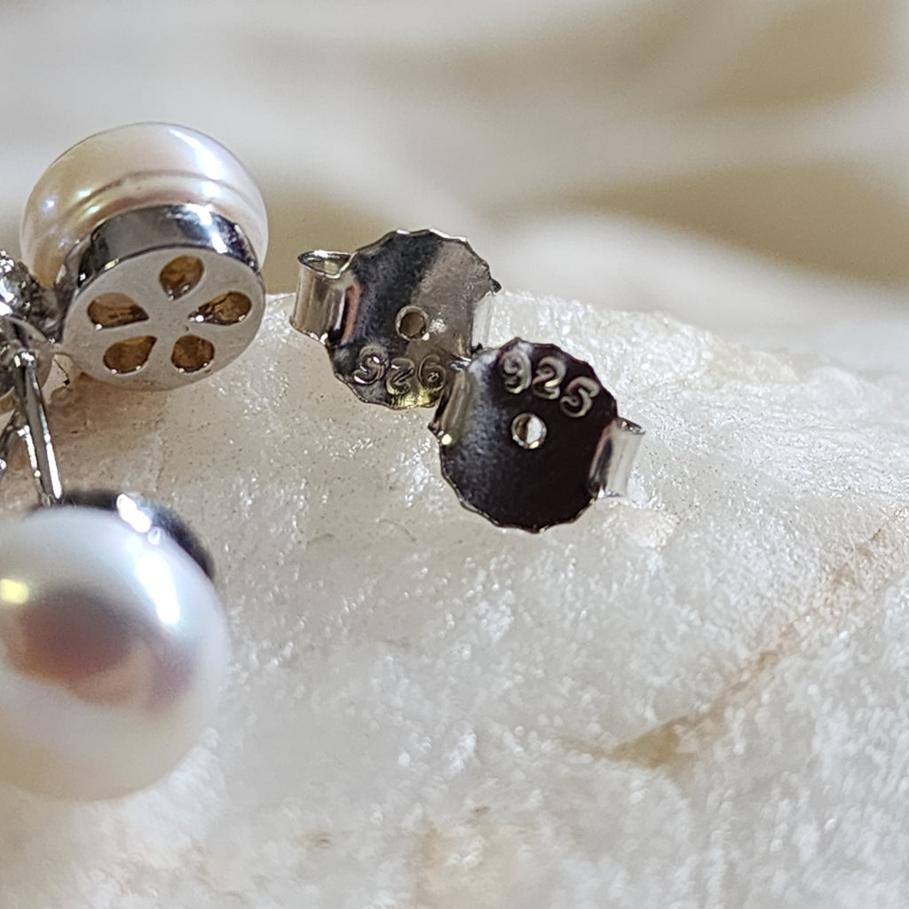 Who’s That Girl / Most Popular Jewelry Silver Gold Earrings Natural Pearls Studs Hypoallergenic Jewelry Gift For Women