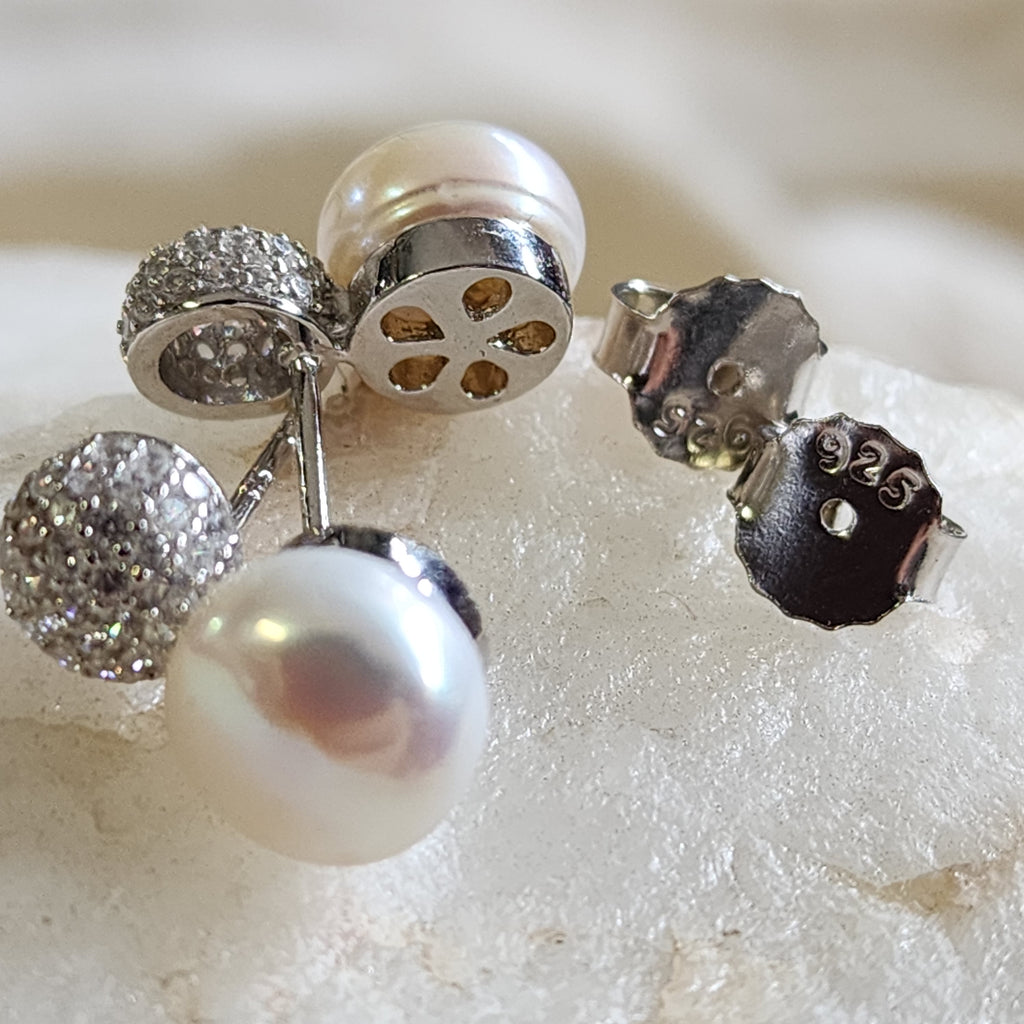 Who’s That Girl / Most Popular Jewelry Silver Gold Earrings Natural Pearls Studs Hypoallergenic Jewelry Gift For Women