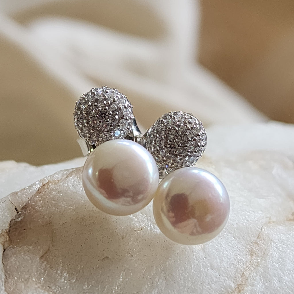 Who’s That Girl / Most Popular Jewelry Silver Gold Earrings Natural Pearls Studs Hypoallergenic Jewelry Gift For Women