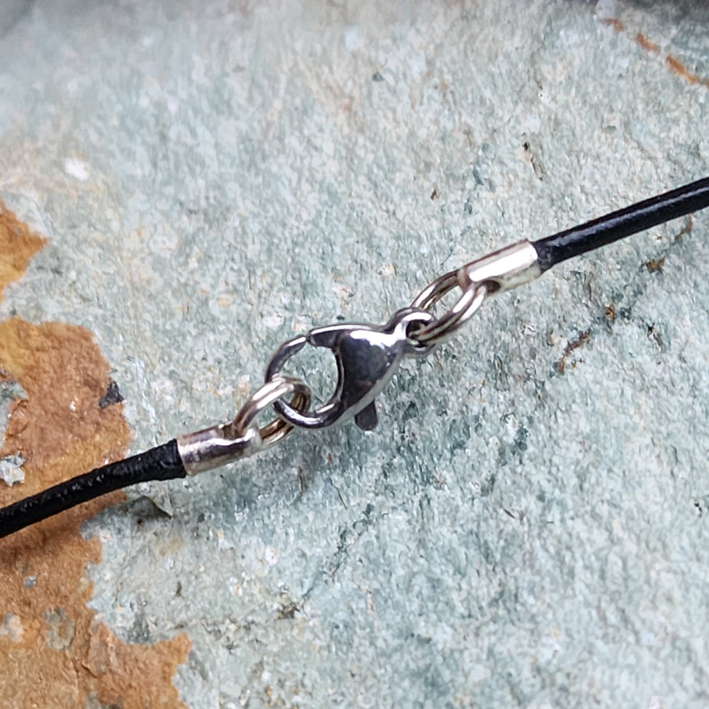 Labyrinth / Artisan Boho Necklace Designer Jewelry Silver Pendant Natural Agate Stone Unique Long Necklace Crystals Gift For Lady