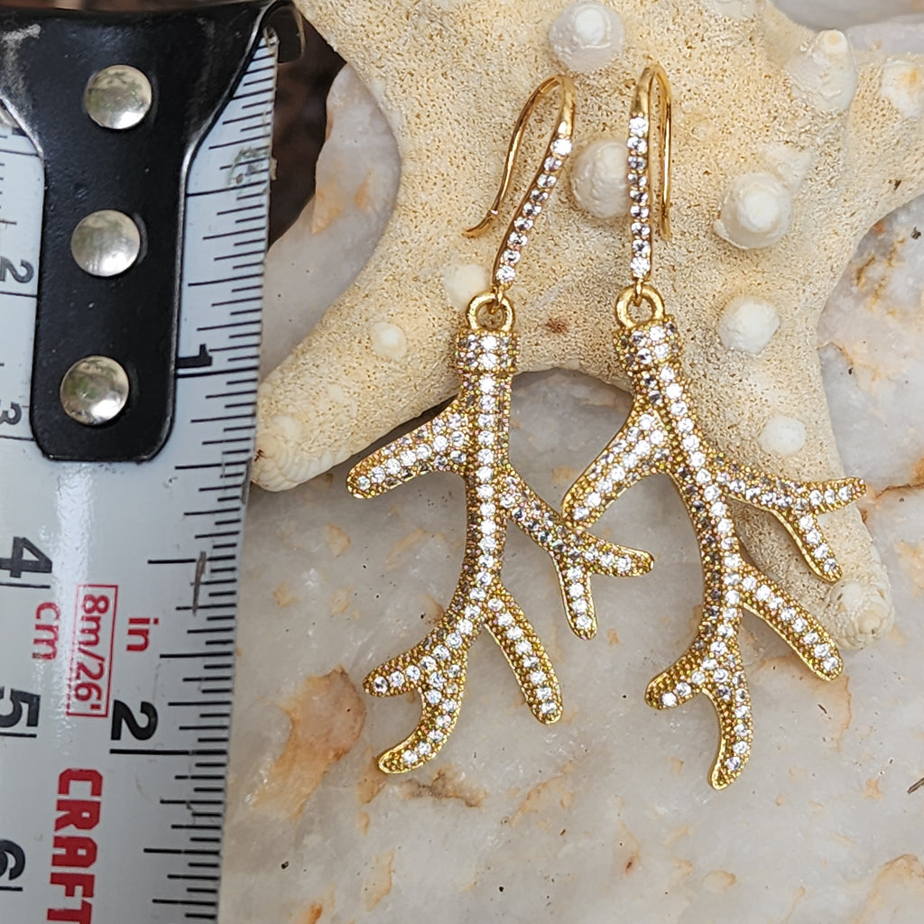 Reef / Most Popular Jewelry Silver Gold Earrings Natural Topaz Studs Hypoallergenic Earrings Gift For Women