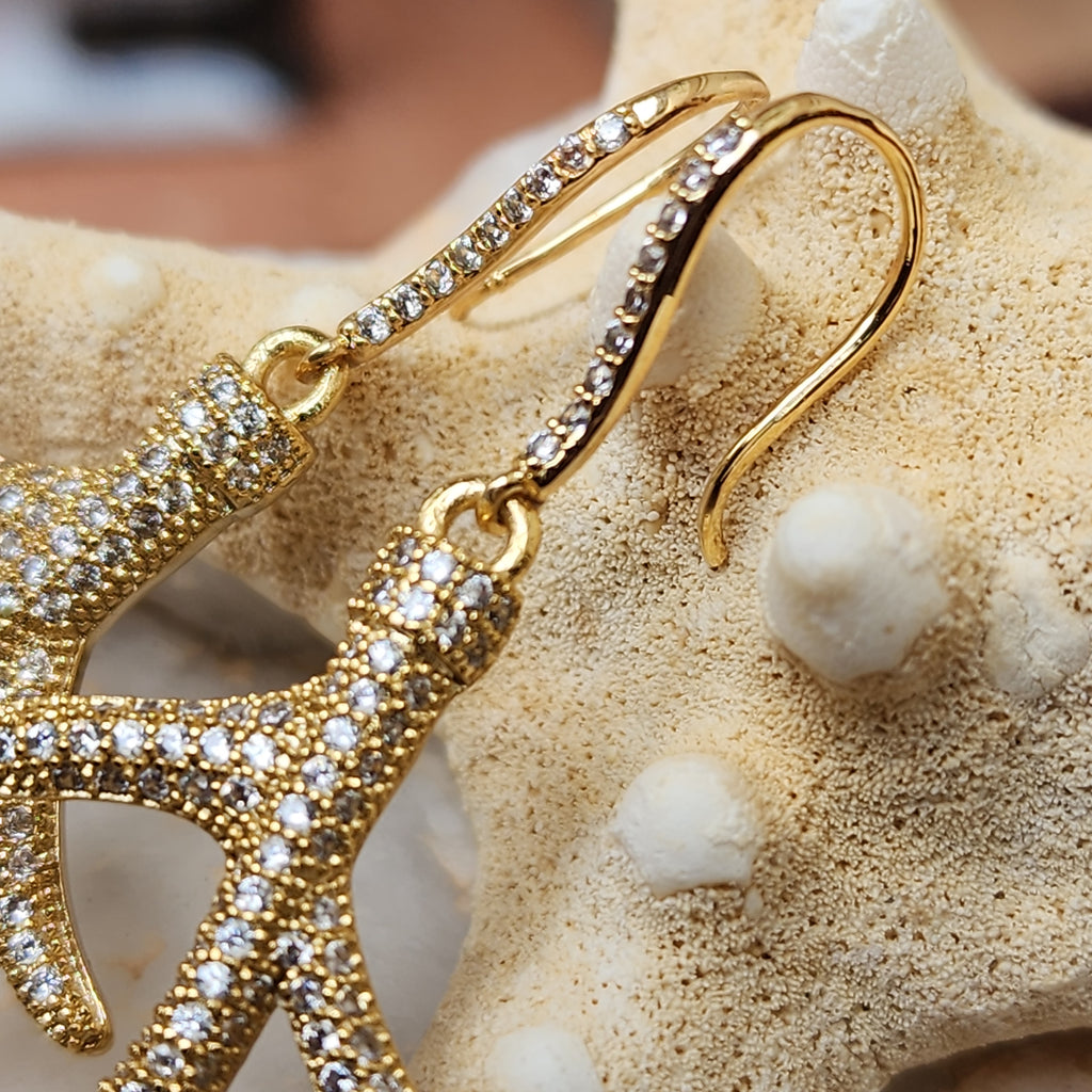 Reef / Most Popular Jewelry Silver Gold Earrings Natural Topaz Studs Hypoallergenic Earrings Gift For Women