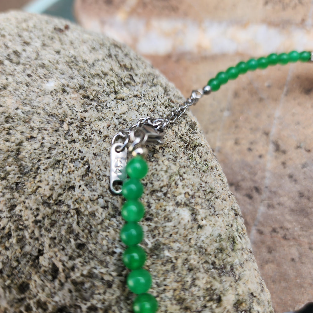 Dragon Jade / Designer Jewelry Silver Dragon Pendant Large Genuine Baroque Pearl Unique Jade Jewelry Gift For Lady Big Pearl Necklace