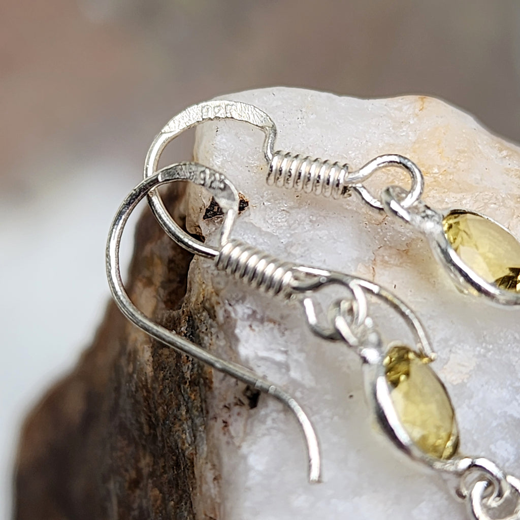 Desert Dreams / Silver Sterling 925 Earrings Natural Pearls Crystals Stone Hypoallergenic Jewelry Jewelry Gift For Women