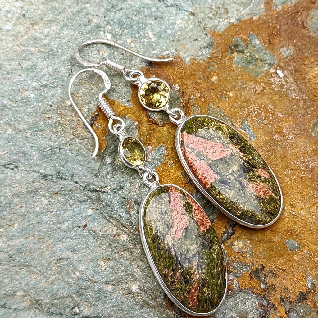 Desert Dreams / Silver Sterling 925 Earrings Natural Pearls Crystals Stone Hypoallergenic Jewelry Jewelry Gift For Women