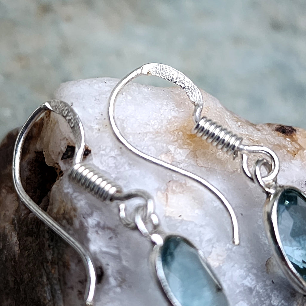 DREAMING SOUL / Silver Sterling 925 Earrings Natural Pearls Crystals Stone Hypoallergenic Jewelry Jewelry Gift For Women