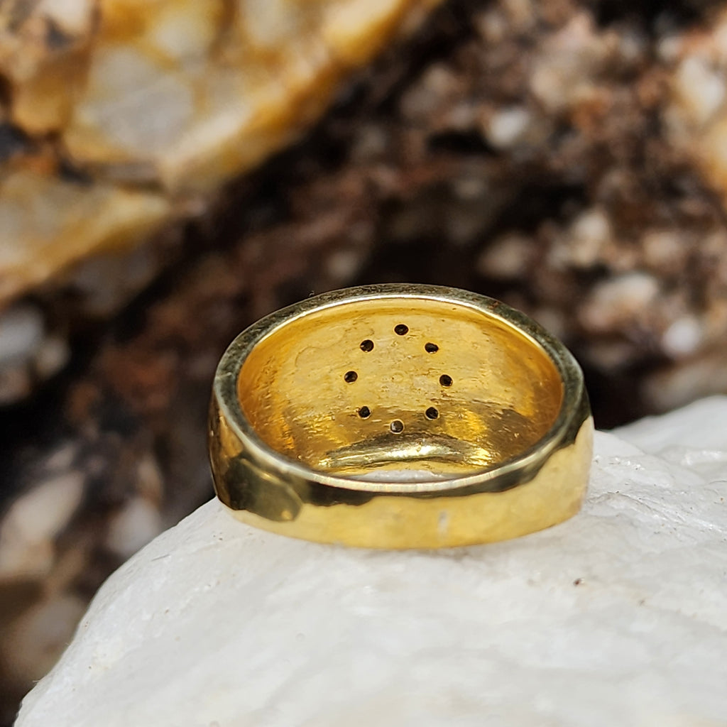 VIVA LA VIDA / 9 / Silver Gold Ring Natural Pearls Stone Hypoallergenic Jewelry Most Popular Jewelry Gift For Women