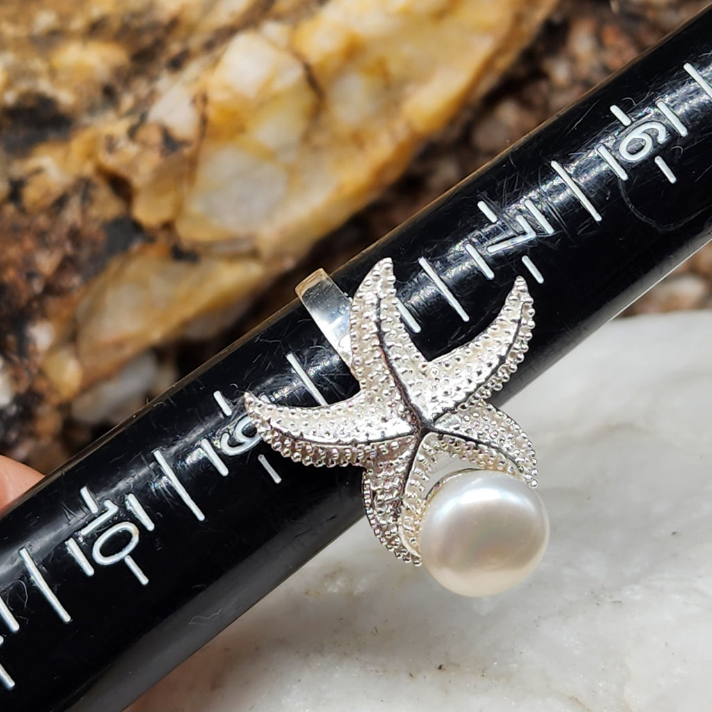 Islander Treasure / 8 / Silver Ring Natural Pearls Stone Hypoallergenic Jewelry Most Popular Jewelry Gift For Women