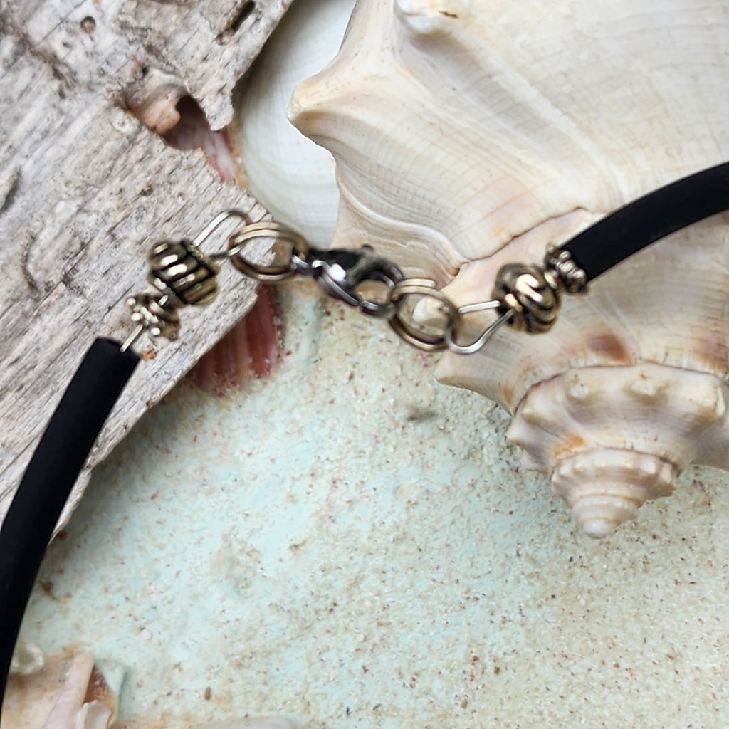 SEA CONES / Designer Mermade Jewelry Large Natural Ocean Shells Necklace Silver Shell Necklace Boho Necklace for Mermade