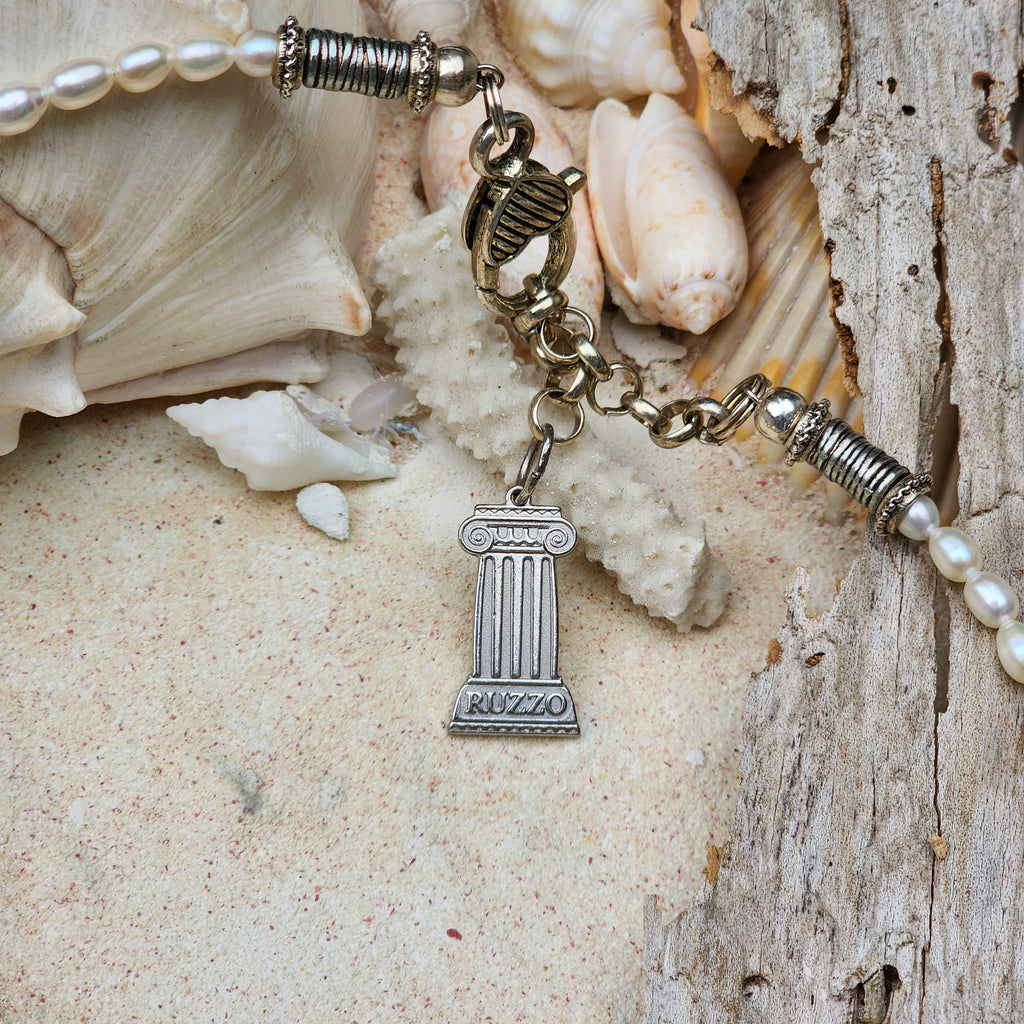 Florida Springs / Designer Mermade Jewelry Large Ocean Shell Necklace Shell Mother Of Pearl Stone Necklace Boho Seashell Necklace