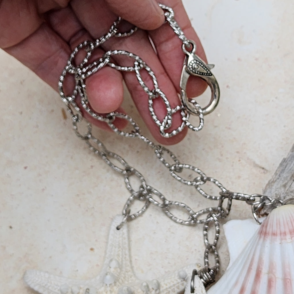 HOLLYWOOD MERMAIDS / Designer Mermade Jewelry Large Sea Star Necklace Ocean Shells Necklace Boho Necklace for Mermade