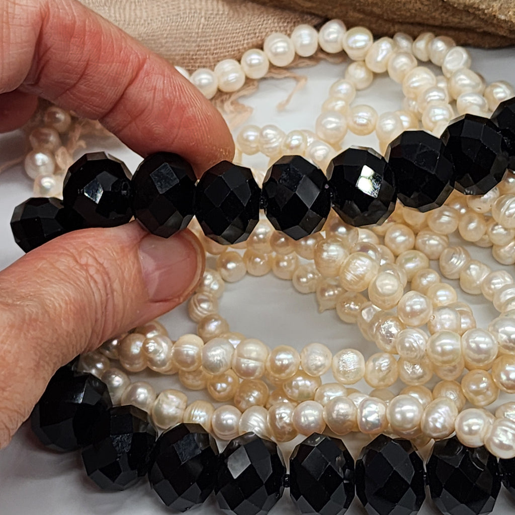 Mother of the Bride / Designer Jewelry Silver Pendant Large Genuine Baroque Pearl Unique Pearls Jewelry Gift For Lady Big Pearl Necklace