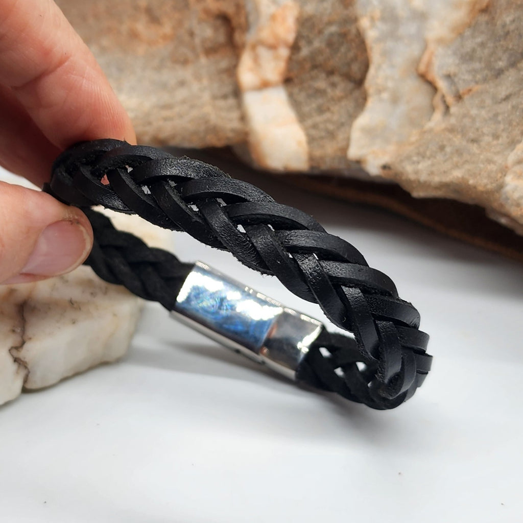 Foreigner / Leather Bracelet for Men Men's Size 9 Leather Men's Jewelry Gift For Man Accessory