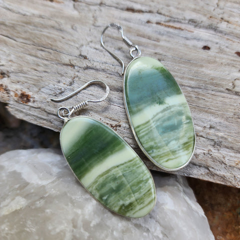 Nature / Designer Jewelry Raw Amber Stone Earrings Hypoallergenic Antique Gold Bronze with Natural Amber Gift for Momen