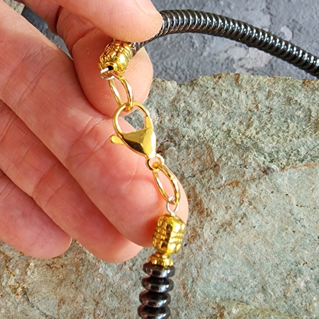 Pumapunku / Mens Gemstone Amber Jewelry Tsoukalos Ancient Aliens Boho Amber Necklace