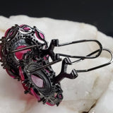 In Holidays Mood / Most Popular Jewelry Silver Gold Earrings Ruby Studs Hypoallergenic Earrings Gift For Women