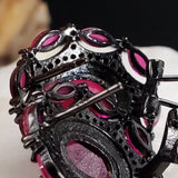 In Holidays Mood / Most Popular Jewelry Silver Gold Earrings Ruby Studs Hypoallergenic Earrings Gift For Women