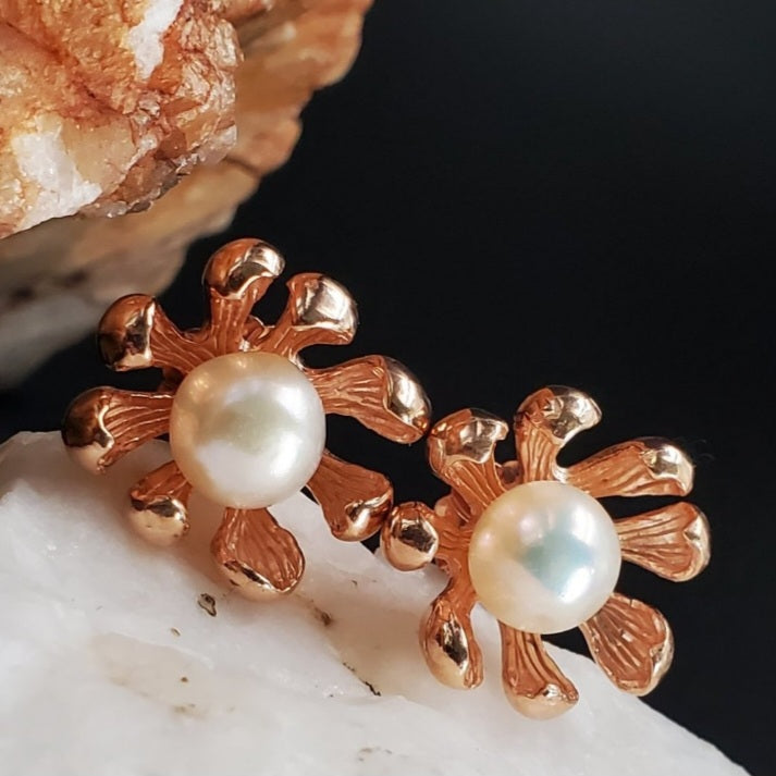 Seasons Of The Sea / Most Popular Jewelry Silver Gold Earrings Natural Pearls Studs Hypoallergenic Earrings Gift For Women