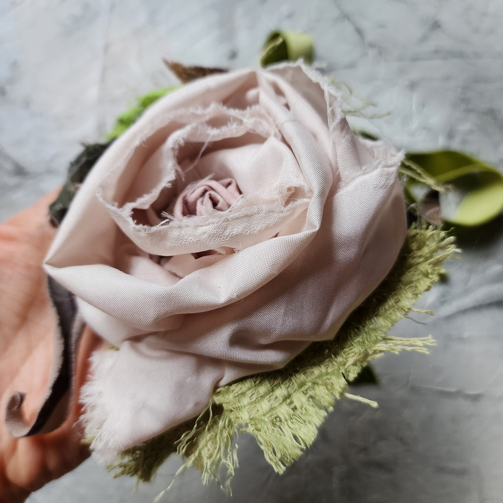 Botany Wild / Designer Necklace Antique Jabot Vintage Lace Jabot Tie Upcycled Vintage Cotton Bow Jabot Upcycled Velvet Tie