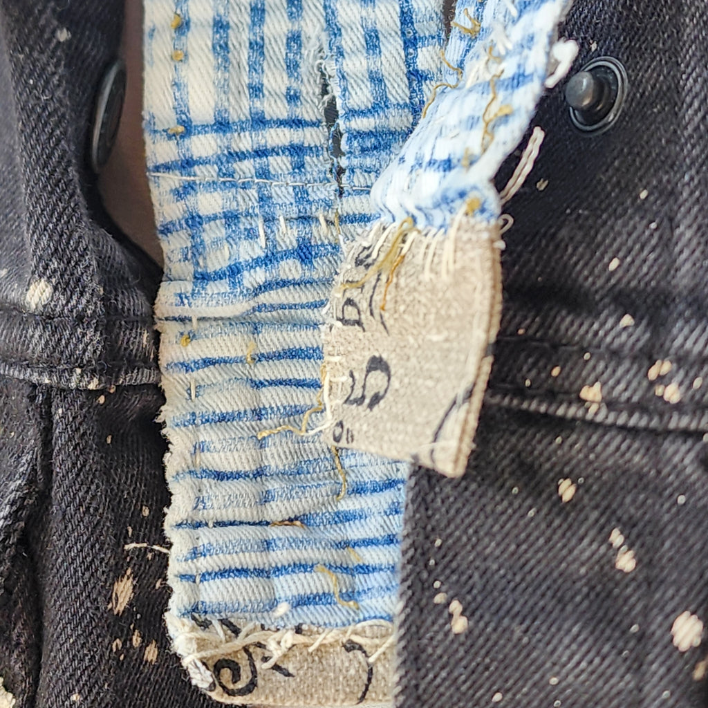 Petit Château / Boho Jabot Victorian Edwardian Bow Tie Upcycled Antique Lace European Cotton Recycled Concept Store