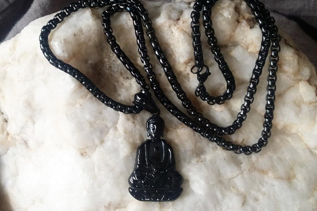 High Energy / Bohemian Mens Necklace Natural Hematite Chocker Massive Man necklace