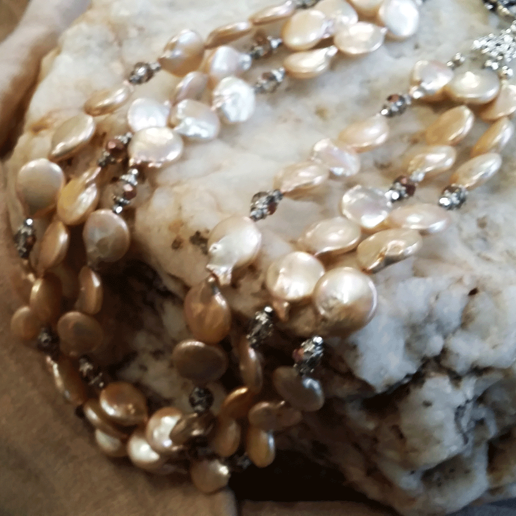 Lady X / Designer Jewelry Silver Necklace Natural Baroque Pearls Hypoallergenic Jewelry Most Popular Jewelry Gift For Women