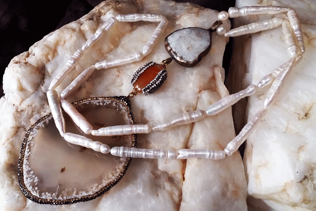 I Need To Know / Designer Jewelry Silver Necklace Natural Baroque Pearls Hypoallergenic Jewelry Most Popular Jewelry Gift For Women