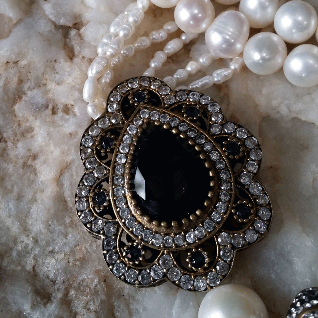 Eternal Love / Designer Jewelry Silver Necklace Natural Baroque Pearls Hypoallergenic Jewelry Most Popular Jewelry Gift For Women