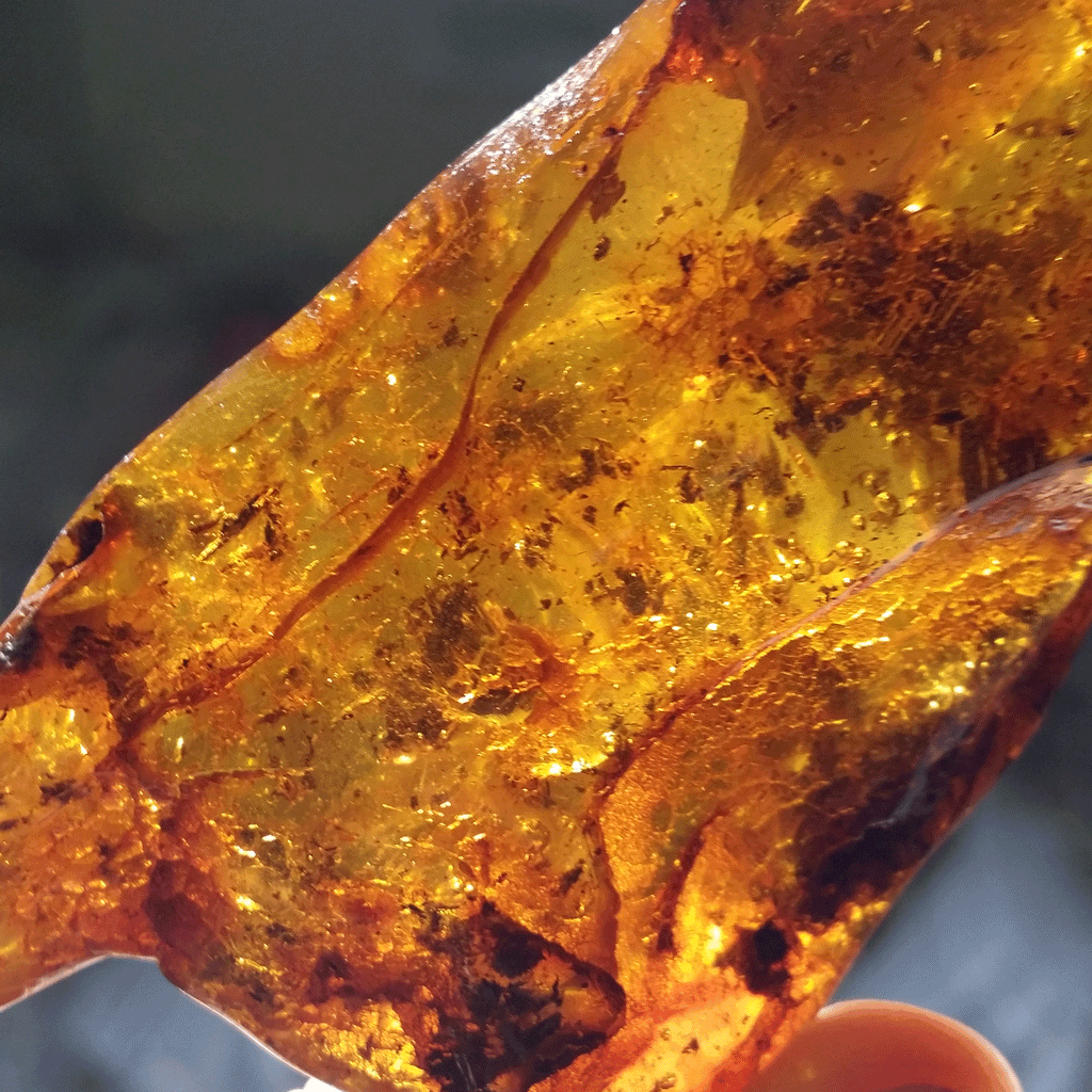 Wonder Over You / Designer Jewelry Raw Amber Stone Pendant Hypoallergenic Leather Necklace with Natural Amber Gift for Momen