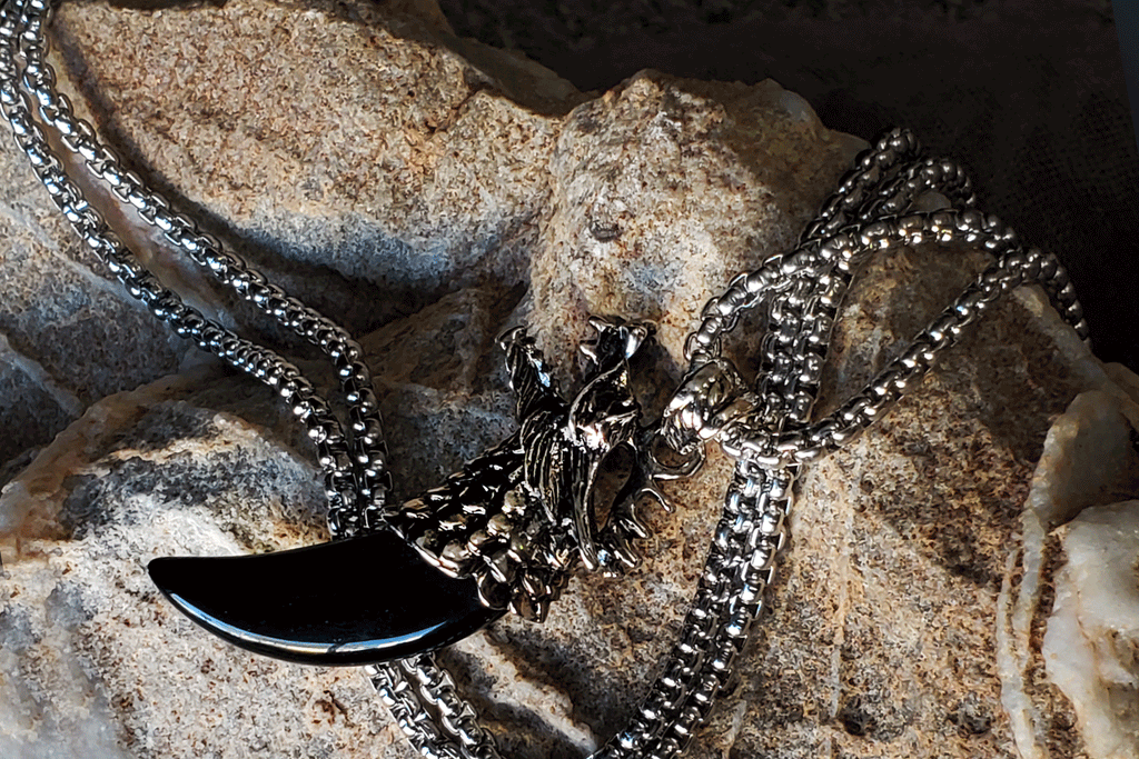 Coyote Ugly / Bohemian Mens Necklace Natural Hematite Chocker Massive Man necklace