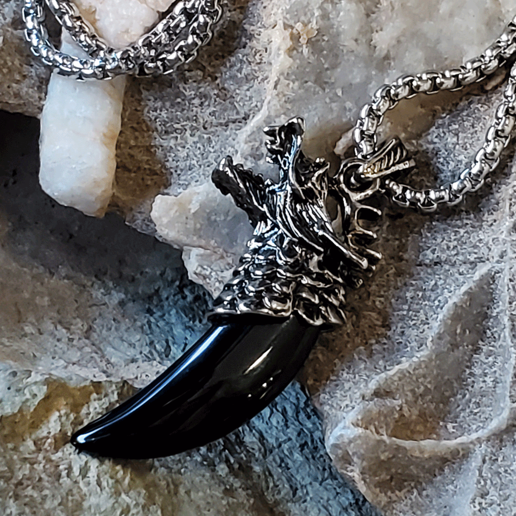 Coyote Ugly / Bohemian Mens Necklace Natural Hematite Chocker Massive Man necklace