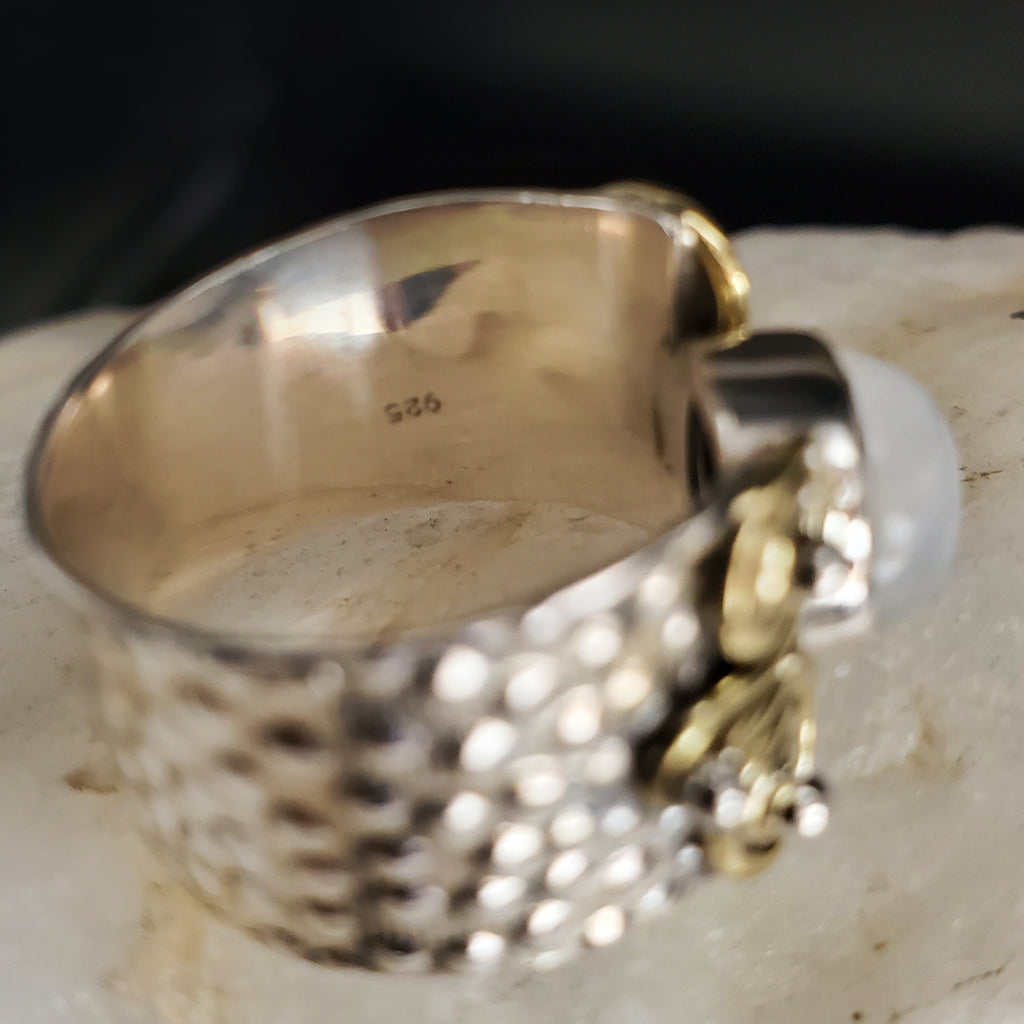 Happy Day / 9 / Silver Gold Ring Natural Pearls Stone Hypoallergenic Jewelry Most Popular Jewelry Gift For Women