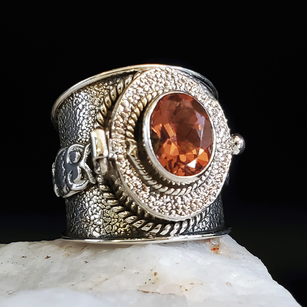 Daily Beast / 7.5 / Designer Jewelry AlexandriteStone Unique Ring Hypoallergenic Silver 925 Ring Gift for Momen