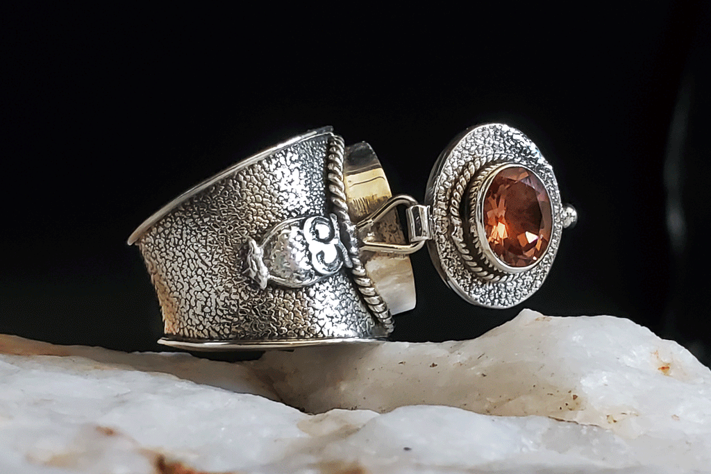 Daily Beast / 7.5 / Designer Jewelry AlexandriteStone Unique Ring Hypoallergenic Silver 925 Ring Gift for Momen