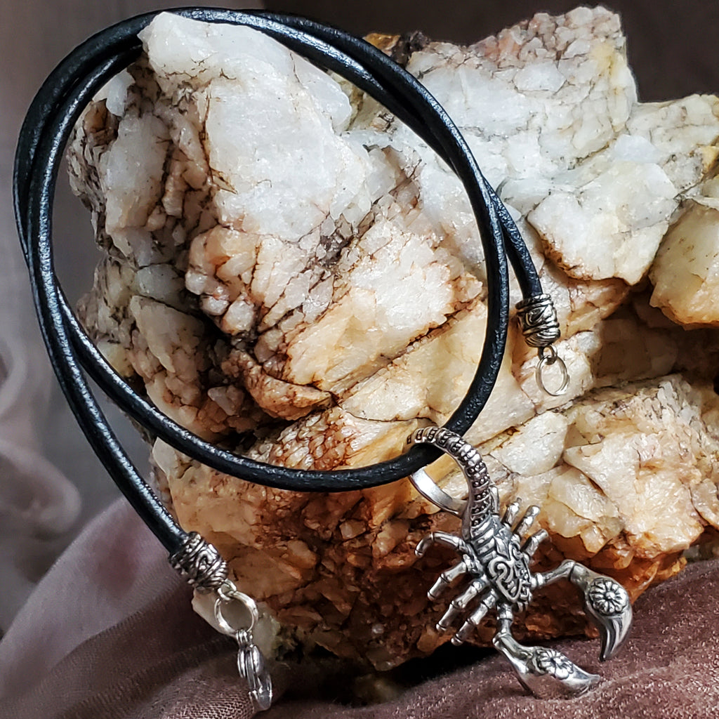 Sierra / Mens Necklace Gemstone Ancient Aliens Jewelry Tsoukalos Boho Silver