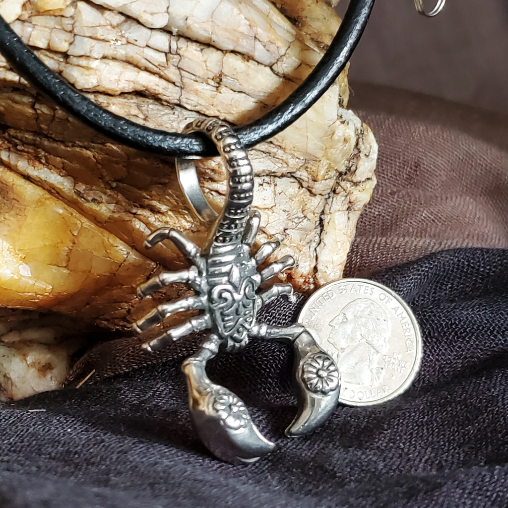 Sierra / Mens Necklace Gemstone Ancient Aliens Jewelry Tsoukalos Boho Silver