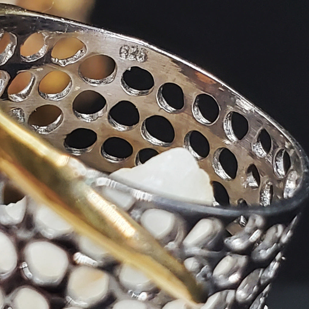 La Vida Loca / 8.5 / Designer Jewelry Roze Quartz Stone Unique Ring Hypoallergenic Silver 925 Ring Gift for Momen