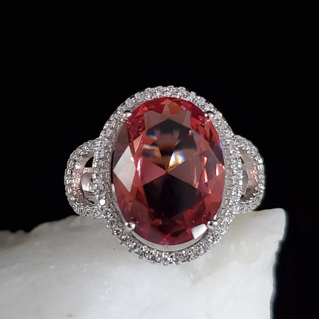 Monroe / 7.2 / Designer Jewelry Alexandrite Stone Unique Ring Hypoallergenic Silver 925 Ring Gift for Momen