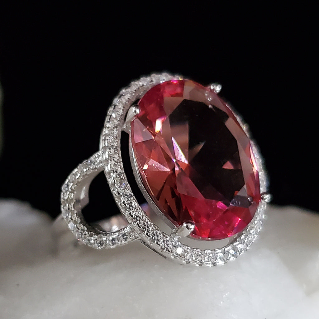 Monroe / 7.2 / Designer Jewelry Alexandrite Stone Unique Ring Hypoallergenic Silver 925 Ring Gift for Momen