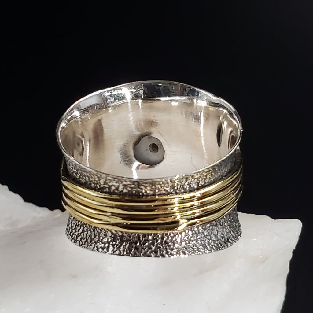 All-Stars Is Yours / 5.6 / Silver Gold Ring Natural Pearls Stone Hypoallergenic Jewelry Most Popular Jewelry Gift For Women