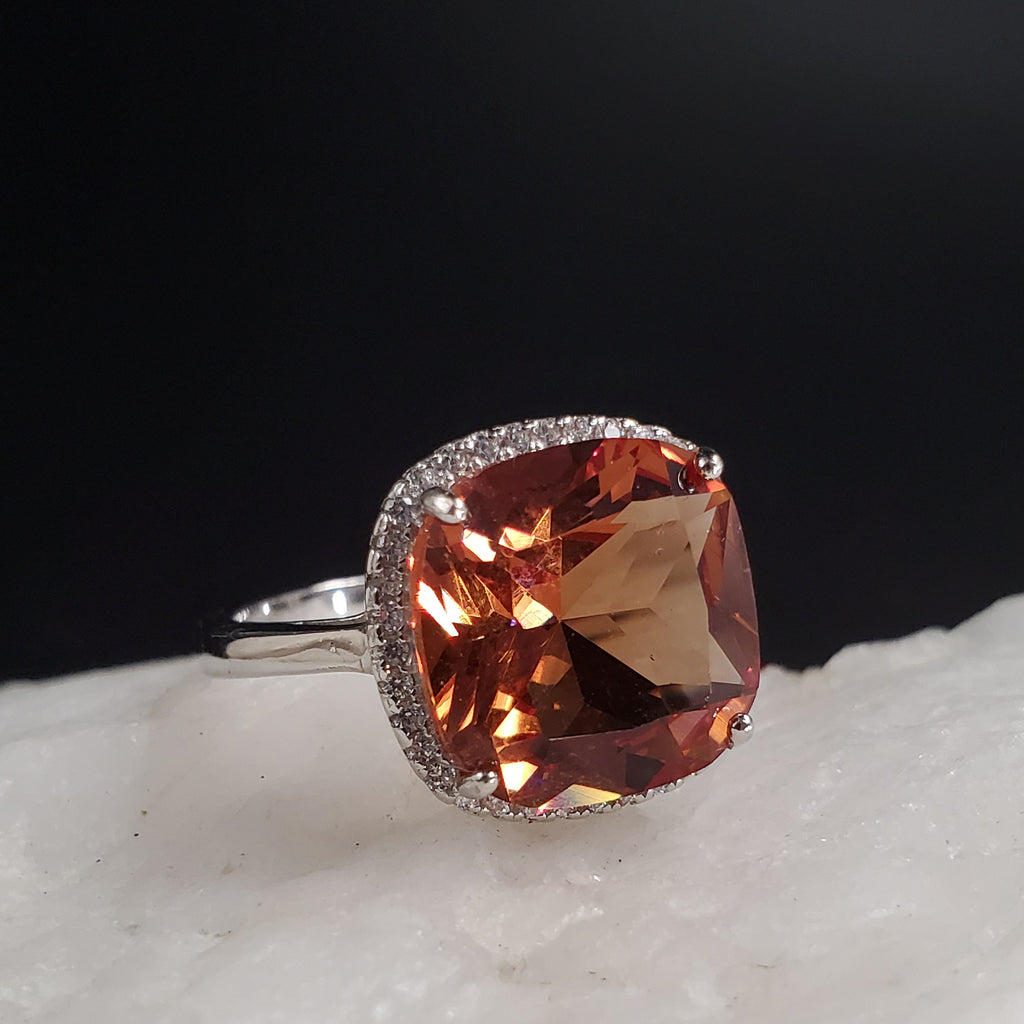 Day To Night / 8 / Designer Jewelry Alexandrite Stone Unique Ring Hypoallergenic Silver 925 Ring Gift for Momen