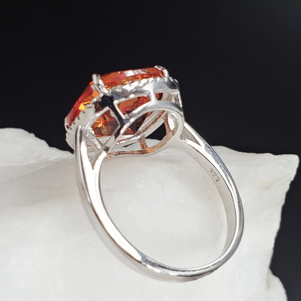 Day To Night / 8 / Designer Jewelry Alexandrite Stone Unique Ring Hypoallergenic Silver 925 Ring Gift for Momen