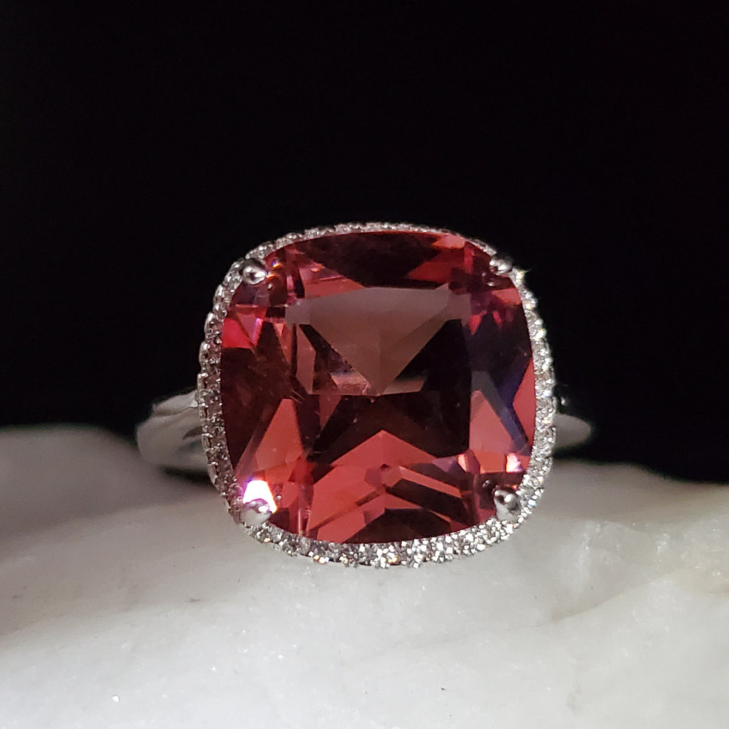 Day To Night / 8 / Designer Jewelry Alexandrite Stone Unique Ring Hypoallergenic Silver 925 Ring Gift for Momen