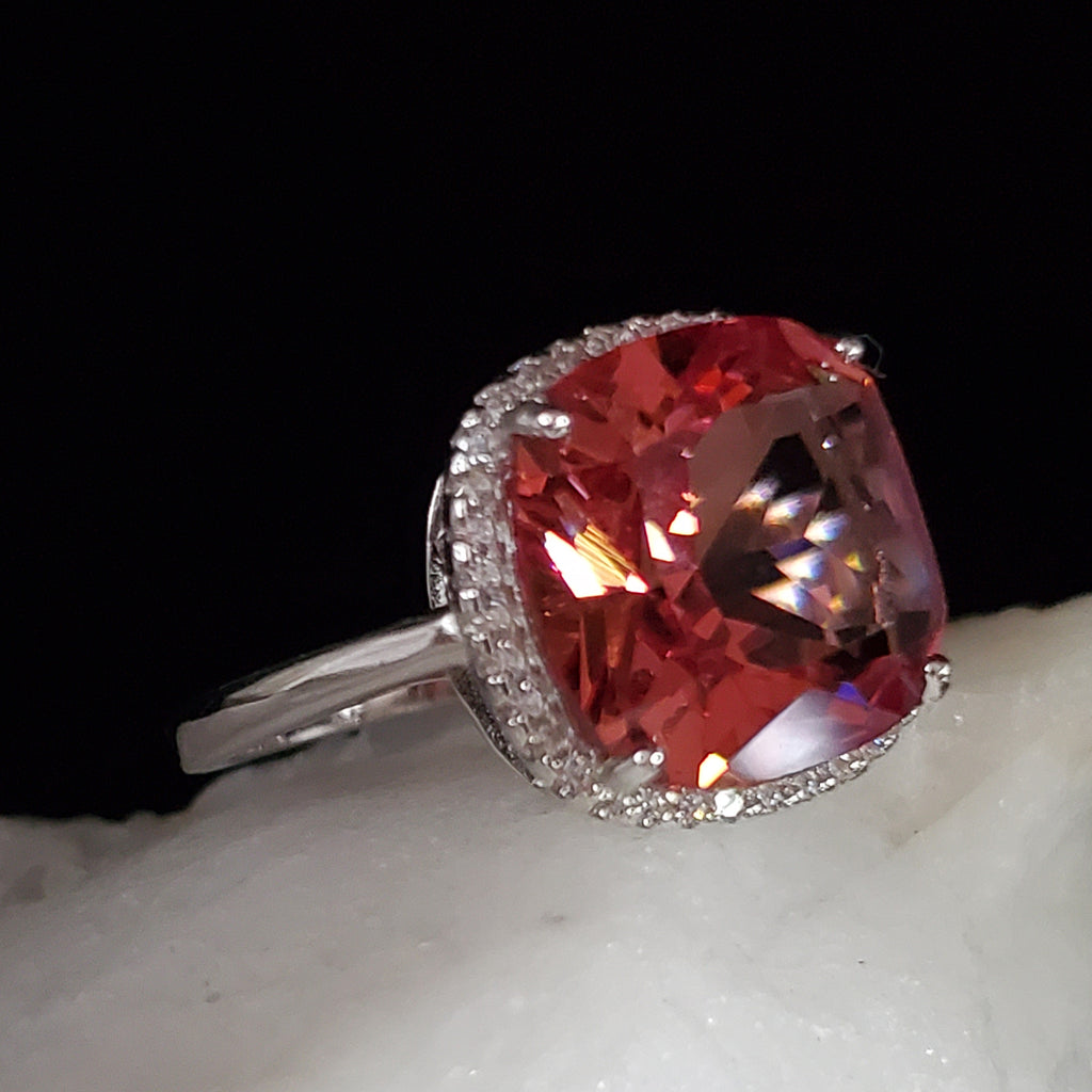 Day To Night / 8 / Designer Jewelry Alexandrite Stone Unique Ring Hypoallergenic Silver 925 Ring Gift for Momen