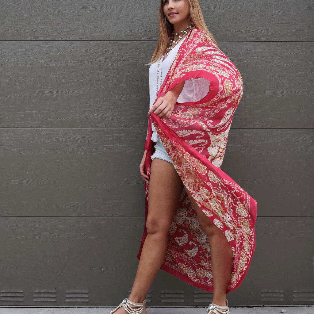 You Are Free / Designer Maxi Dress Boho Luxury Resort Wear Fabric Dress Artisan Concept Clothing Unique Upcycled Couture