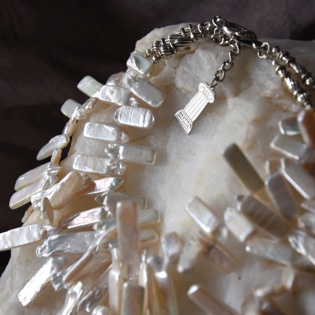 Goddess / Designer Jewelry Silver Becklace Natural Baroque Pearls Hypoallergenic Jewelry Most Popular Jewelry Gift For Women