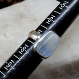 Feeling Blue / 7 / Designer Jewelry Moonstone Gemstone Blue Stone Unique Ring Hypoallergenic Silver 925 Ring Gift for Momen