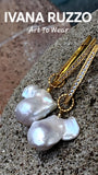 Love Of My Life / Most Popular Jewelry Baroque Pearl Silver Gold Earrings Natural Pearls Studs Hipoalergenic Earrings Gift For Women