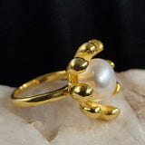 Look Into the Sun / 8 / Most Popular Jewelry Silver Gold Rings Natural Pearls Hypoallergenic Jewelry Gift For Women
