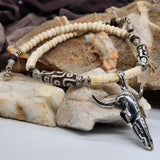 Los Alamos / Bohemian Mens Necklace Natural Stones Chocker Massive Man necklace